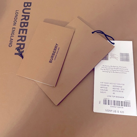 Burberry sneaker low top - Picture 4 of 7